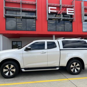 alpha cmx w canopy with glass lift up side doors to suit isuzu d max 21 23extra cab copy