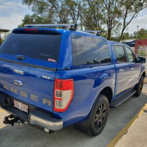Alpha CMX-W Canopy with Lift Up Glass doors to suit Ford Ranger 11-21 (Dual Cab)